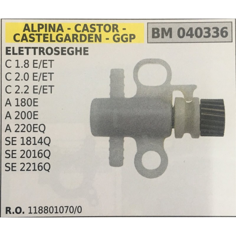 POMPA OLIO BRUMAR ALPINA  CASTOR CASTELGARDEN  GGP ELETTROSEGHE C 18 EET C 20 EET C 22 EET A 180E A 200E A 220EQ SE 1814Q SE 20