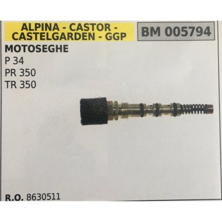 POMPA OLIO BRUMAR ALPINA  CASTOR CASTELGARDEN  GGP MOTOSEGHE P 34 PR 350 TR 350