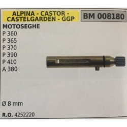 POMPA OLIO BRUMAR ALPINA  CASTOR CASTELGARDEN  GGP MOTOSEGHE P 360 P 365 P 370 P 390 P 410 A 380    Ø 8 mm