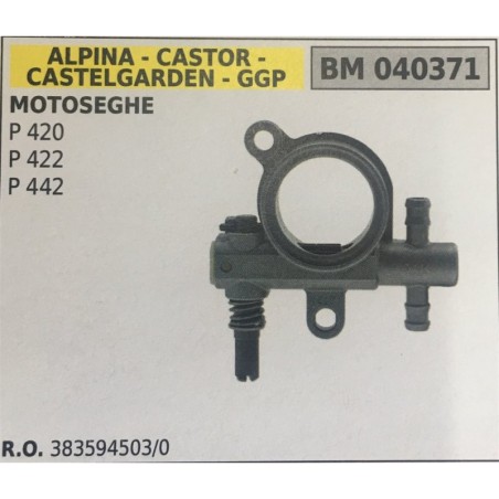 POMPA OLIO BRUMAR ALPINA  CASTOR CASTELGARDEN  GGP MOTOSEGHE P 420 P 422 P 442