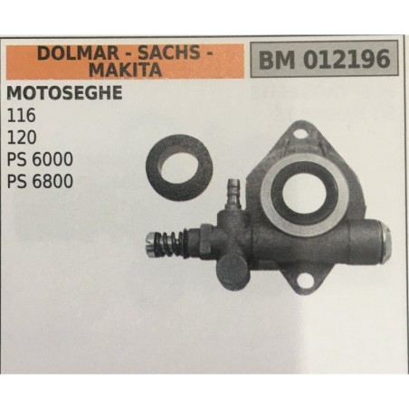POMPA OLIO BRUMAR DOLMAR  SACHS  MAKITA MOTOSEGHE 116 120 PS 6000 PS 6800