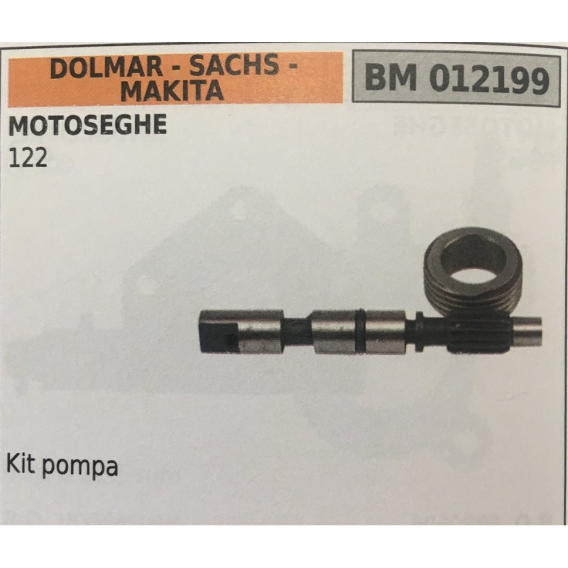 POMPA OLIO BRUMAR DOLMAR  SACHS  MAKITA MOTOSEGHE 122   kit pompa
