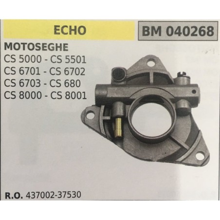 POMPA OLIO BRUMAR ECHO MOTOSEGHE CS 5000  CS 5501 CS 6701  CS 6702 CS 6703  CS 680 CS 8000  CS 8001