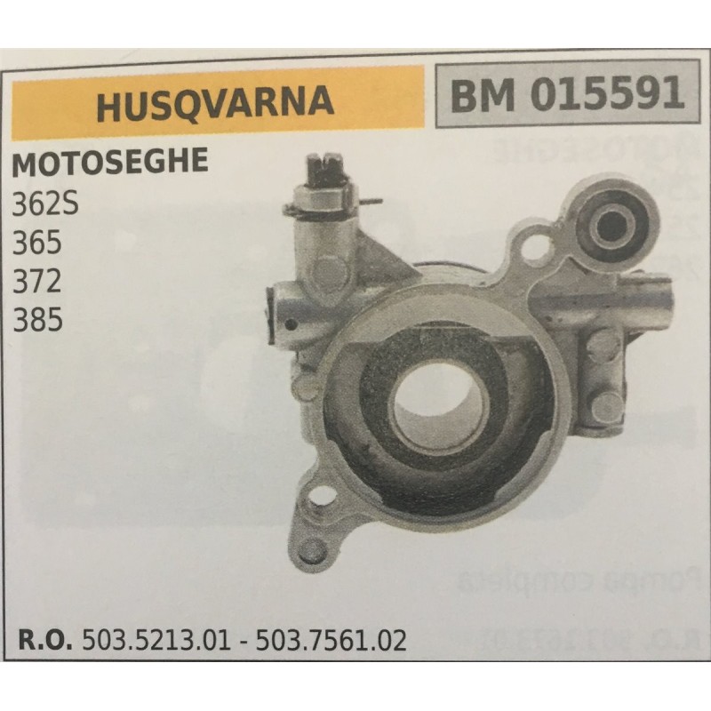 POMPA OLIO BRUMAR HUSQVARNA MOTOSEGHE 362S 365 372 385