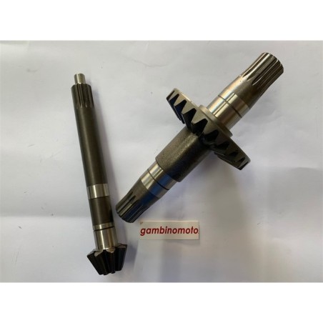 COPPIA CONICA COMPLETA FRESA CARRARINO RV330 DENTI PIGNONE 8 DENTI CORONA 25