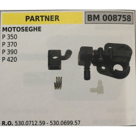 POMPA OLIO BRUMAR PARTNER MOTOSEGHE P 350 P 370 P 390 P 420