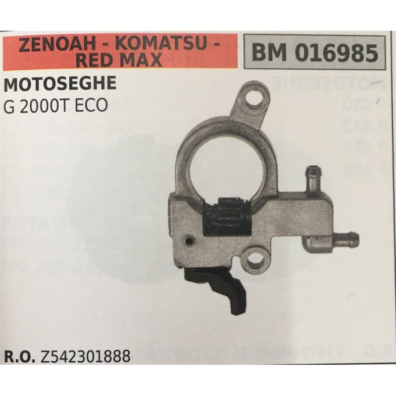 POMPA OLIO BRUMAR ZENOAH  KOMATSU  RED MAX MOTOSEGHE G 2000T ECO
