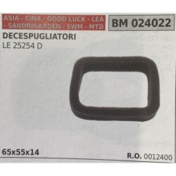 BRUMAR FILTRO ASIA  CINA  GOOD LUCK  LEA  SANDRIGARDEN  SWM  MTD  DECESPUGLIATORI LE 25254 D  65x55x14 RO 0012400
