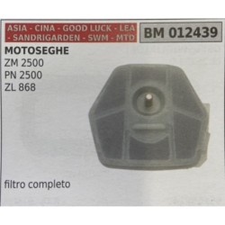 BRUMAR FILTRO ASIA  CINA  GOOD LUCK  LEA  SANDRIGARDEN  SWM  MTD  MOTOSEGHE ZM 2500 PN 2500 ZL 868  filtro completo RO