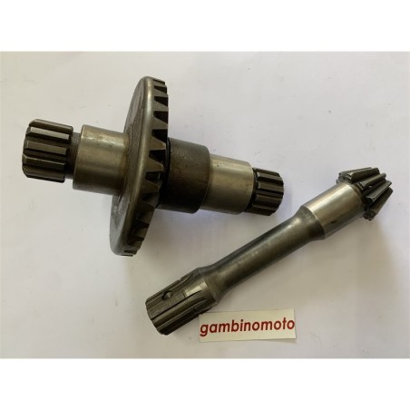 COPPIA CONICA FRESA MOTOCOLTIVATORE GOLDONI M22 DENTI PIGNONE 10 DENTI CORONA 33