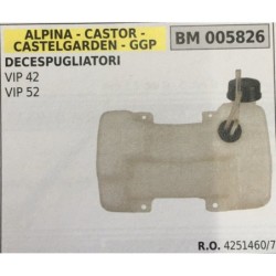 BRUMAR SERBATOIO ALPINA  CASTOR  CASTELGARDEN  GGP DECESPUGLIATORI VIP 42 VIP 52  RO 42514607
