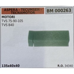 BRUMAR FILTRO ASPERA  TECUMSEH  TECNAMOTOR  MOTORI TVS 7590105 TVS 840  135x40x40 RO 34340