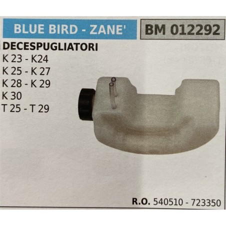 BRUMAR SERBATOIO BLUE BIRD  ZANE' DECESPUGLIATORI K 23  K 24 K 25  K 27 K 28  K 29 K 30 T 25  T 29  RO 540510  723350