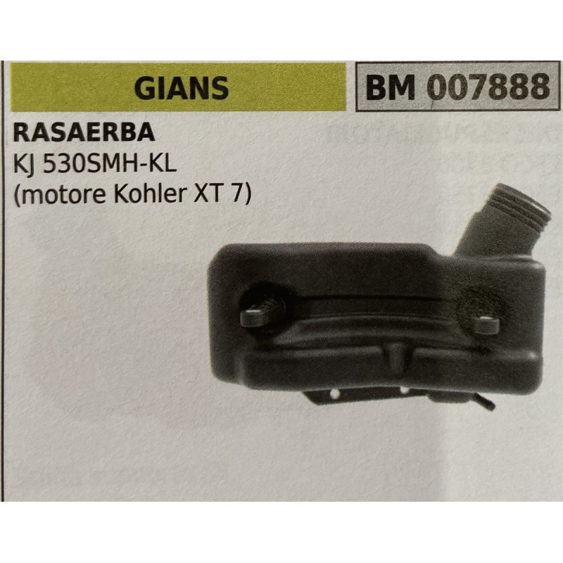 BRUMAR SERBATOIO GIANS RASAERBA KJ 530SMHKL (motore Kohler XT 7)