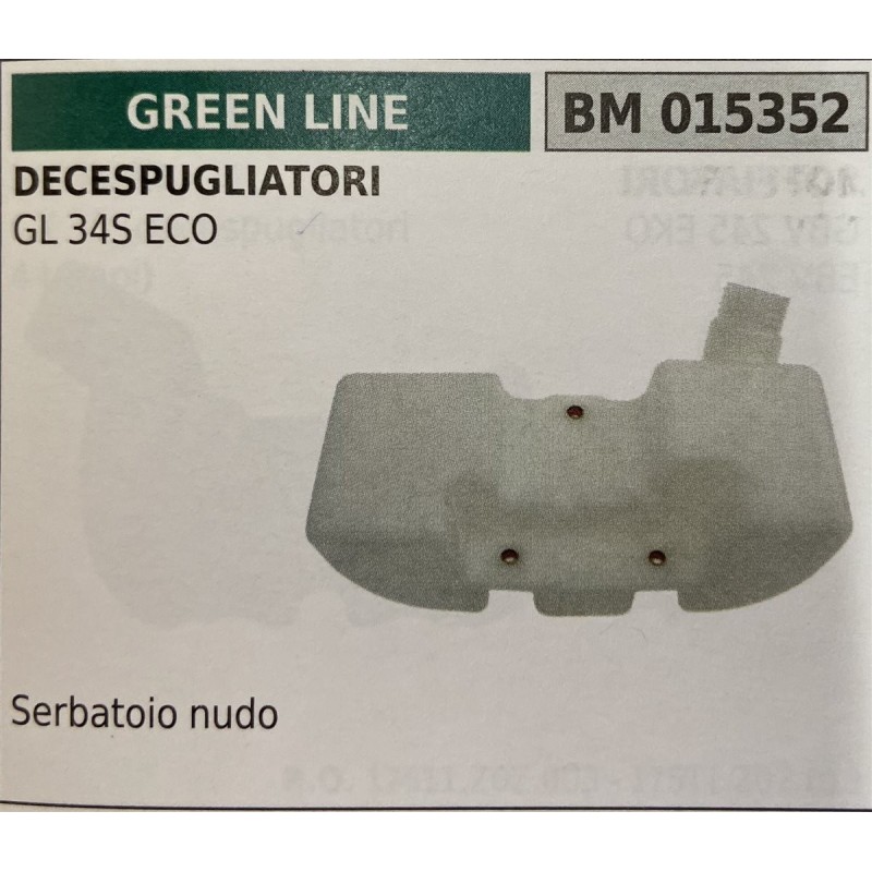 BRUMAR SERBATOIO GREEN LINE DECESPUGLIATORI GL 34S ECO  Serbatoio nudo