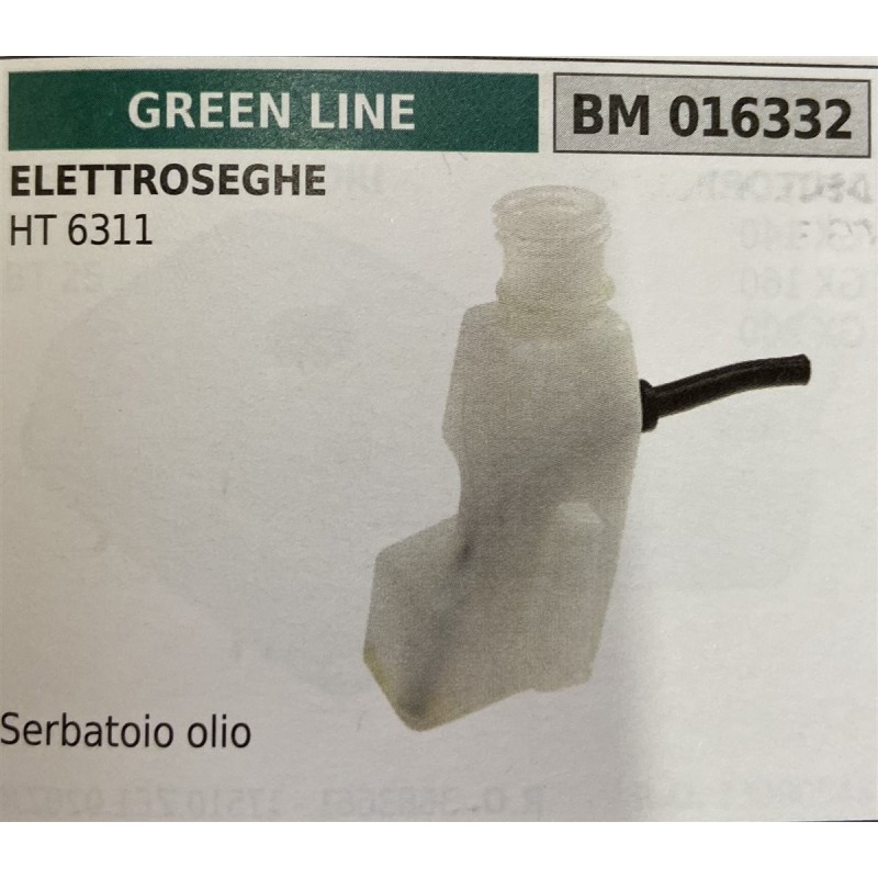 BRUMAR SERBATOIO GREEN LINE ELETTROSEGHE HT 6311  Serbatoio olio