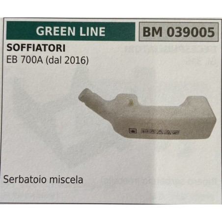 BRUMAR SERBATOIO GREEN LINE SOFFIATORI EB 700A (dal 2016)  Serbatoio miscela