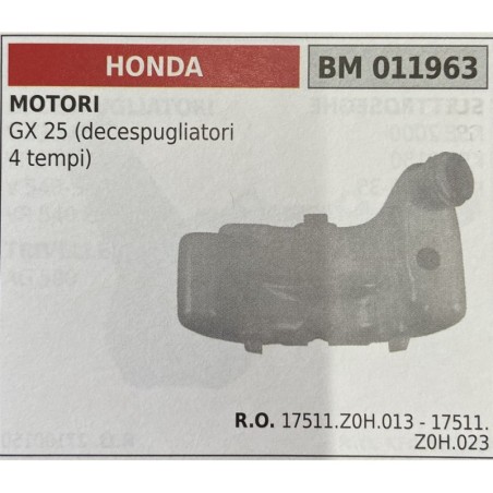BRUMAR SERBATOIO HONDA MOTORI GX 25 (decespugliatori 4 tempi)  RO 17511Z0H013  17511Z0H023