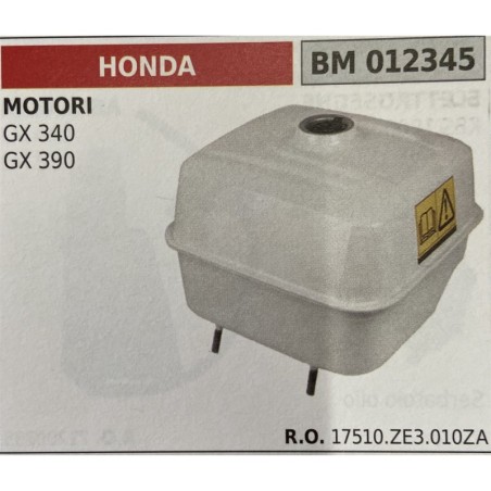 BRUMAR SERBATOIO HONDA MOTORI GX 340 GX 390  RO 17510ZE3010ZA