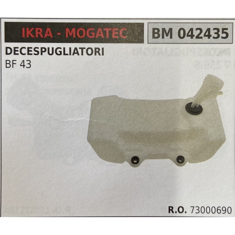 BRUMAR SERBATOIO IKRA  MOGATEC DECESPUGLIATORI BF 43  RO 73000690