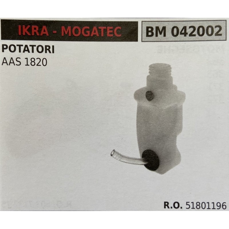 BRUMAR SERBATOIO IKRA  MOGATEC POTATORI AAS 1820  RO 51801196