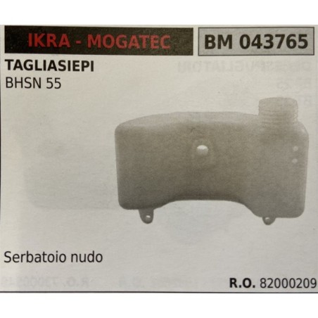 BRUMAR SERBATOIO IKRA  MOGATEC TAGLIASIEPI BHSN 55  Serbatoio nudo RO 82000209