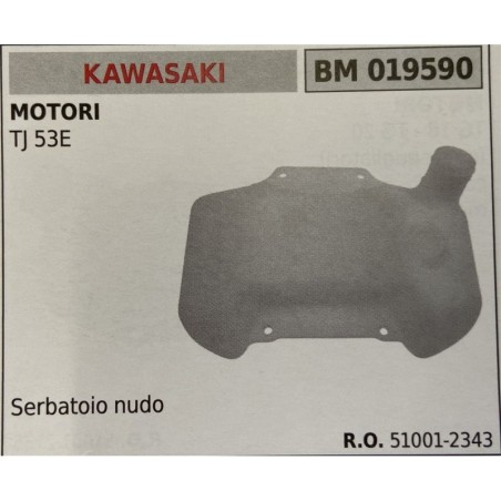 BRUMAR SERBATOIO KAWASAKI MOTORI TJ 53E  Serbatoio nudo RO 510012343
