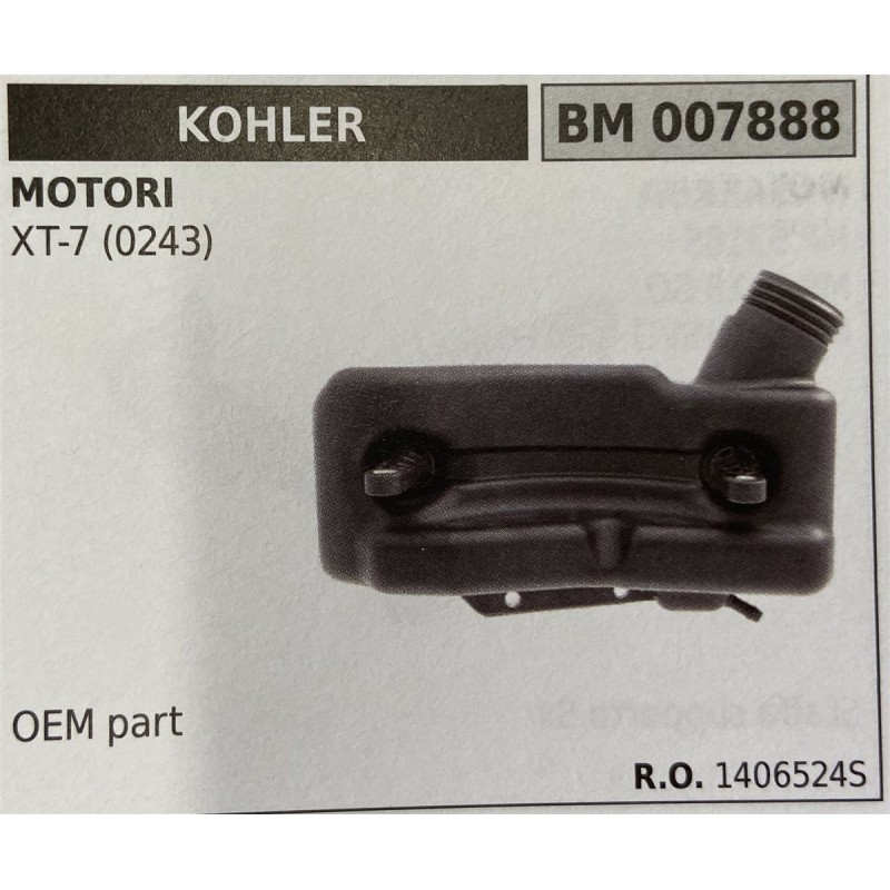 BRUMAR SERBATOIO KOHLER MOTORI XT7 (0243)  OEM part RO 1406524S