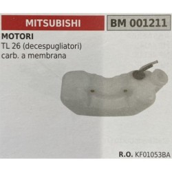 BRUMAR SERBATOIO MITSUBISHI MOTORI TL 26 (decespugliatori) carb a membrana  RO KF01053BA