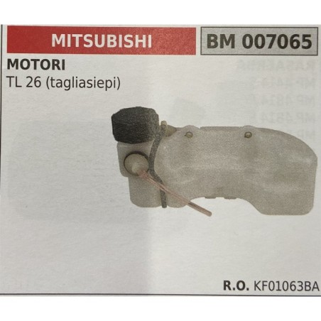 BRUMAR SERBATOIO MITSUBISHI MOTORI TL 26 (tagliasiepi)  RO KF01063BA
