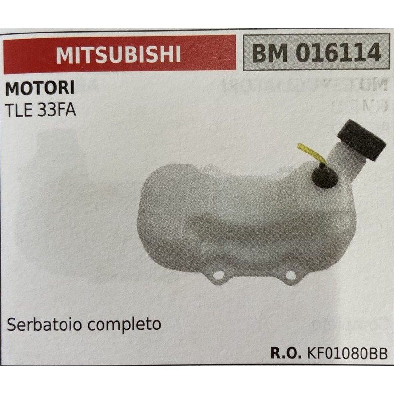 BRUMAR SERBATOIO MITSUBISHI MOTORI TLE 33FA  Serbatoio completo RO KF01080BB