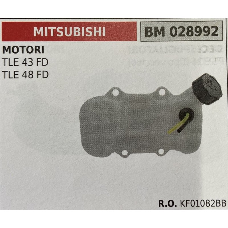 BRUMAR SERBATOIO MITSUBISHI MOTORI TLE 43 FD TLE 48 FD  RO KF01082BB