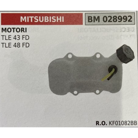 BRUMAR SERBATOIO MITSUBISHI MOTORI TLE 43 FD TLE 48 FD  RO KF01082BB