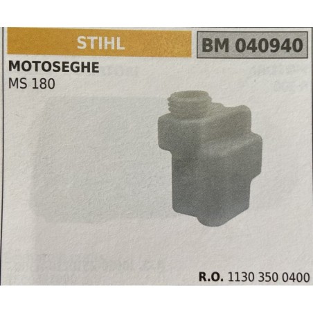 BRUMAR SERBATOIO STIHL MOTOSEGHE MS 180  RO 1130 350 0400