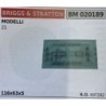 BRUMAR FILTRO BRIGGS & STRATTON  MODELLI 21  116x63x5 RO 697292