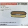 BRUMAR FILTRO BRIGGS & STRATTON  MOTORI 14  16  18 HP verticali bicilindrici 21 HP  codice prefiltro: BM 000132 242x85x64 RO 39