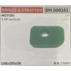 BRUMAR FILTRO BRIGGS & STRATTON  MOTORI 5 HP verticali  148x105x38 RO 270447