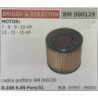 BRUMAR FILTRO BRIGGS & STRATTON  MOTORI 7  8  9  10 HP 13  15  16 HP  codice prefiltro: BM 000130 D106 h95 Foro:51 RO 393957  3