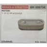 BRUMAR FILTRO BRIGGS & STRATTON  MOTORI 7  8  11 HP orizzontali  225x84x61 RO 399968