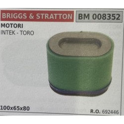 BRUMAR FILTRO BRIGGS & STRATTON  MOTORI INTEK  TORO  100x65x80 RO 692446