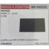 BRUMAR FILTRO BRIGGS & STRATTON  MOTORI INTEK 12  24 HP G 580  prefiltro per BM 007649 in poliuretano 170x90x5 RO 273638S