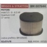 BRUMAR FILTRO BRIGGS & STRATTON  MOTORI Intek 55  6  65 HP Quantum 5 HP (1° serie)  codice prefiltro: BM 009265 92x57x76 RO 498