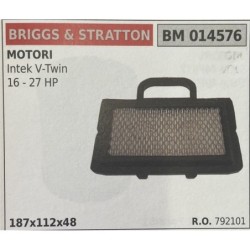 BRUMAR FILTRO BRIGGS & STRATTON  MOTORI Intek VTwin 16  27 HP  187x112x48 RO 792101