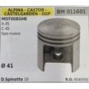 BRUMAR PISTONE COMPLETO ALPINA  CASTOR  CASTELGARDEN  GGP MOTOSEGHE A 45 C 45 tipo nuovo  Ø 41 DSpinotto 10  RO 8540050