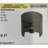 BRUMAR PISTONE COMPLETO ALPINA  CASTOR  CASTELGARDEN  GGP MOTOSEGHE P 34 P 360 PR 35 PR 370  Ø 37 DSpinotto 8  RO