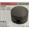 BRUMAR PISTONE COMPLETO BRIGGS & STRATTON MOTORI 110000  111000 11A000  120000  Ø 683 2 segmenti + raschiaolio DSpinotto 16  RO