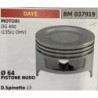 BRUMAR PISTONE COMPLETO DAYE MOTORI DG 450 (135cc OHV)  Ø 64 PISTONE NUDO DSpinotto 13  RO