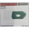 BRUMAR FILTRO BRIGGS & STRATTON  MOTORI Sprint 40  120x70x30 Foro:40 RO 698369
