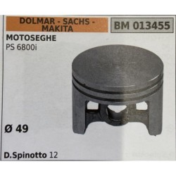 BRUMAR PISTONE COMPLETO DOLMAR  SACHS  MAKITA MOTOSEGHE PS 6800i  Ø 49 DSpinotto 12  RO