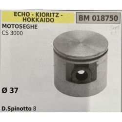 BRUMAR PISTONE COMPLETO ECHO  KIORITZ  HOKKAIDO MOTOSEGHE CS 3000  Ø 37 DSpinotto 8  RO